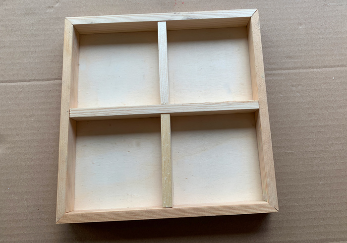 Make a simple sorting tray 09