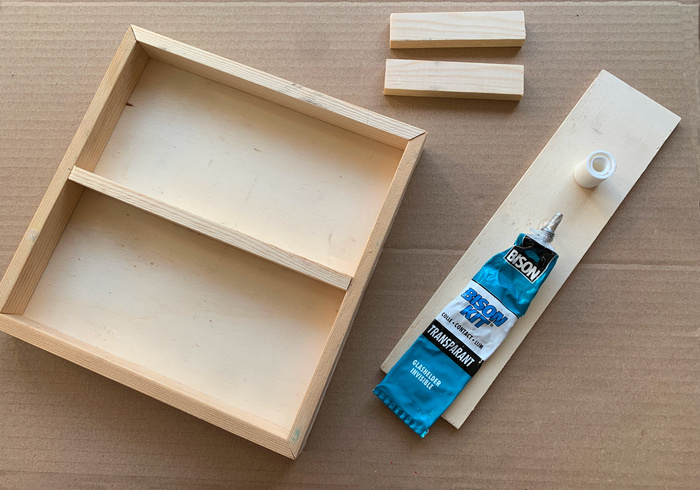 Make a simple sorting tray 08