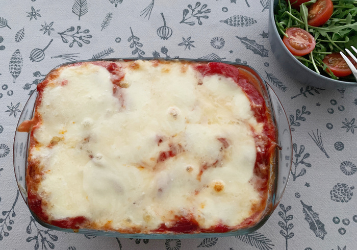 Aubergine parmigiana 23