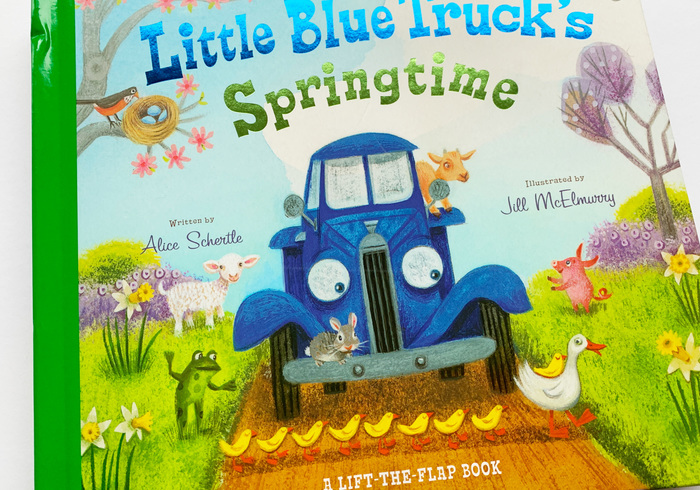 Little blue trucks springtime homepage