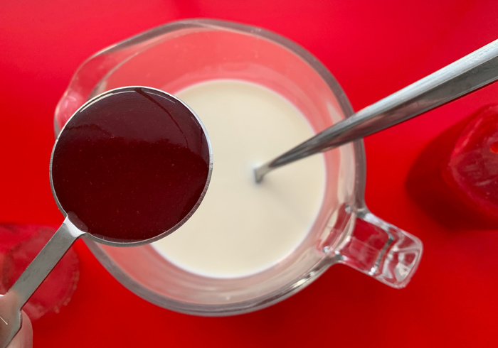 Aardbeien melk 12