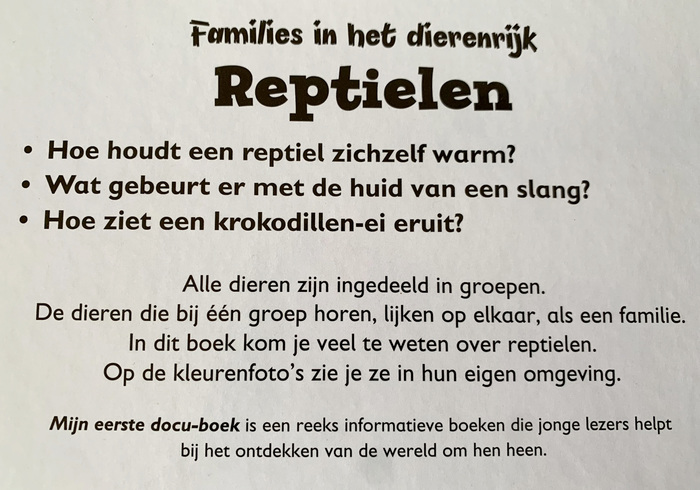 Reptielen sidepage