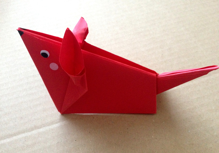 Origami muis 26