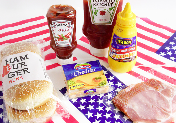 American burger sidep