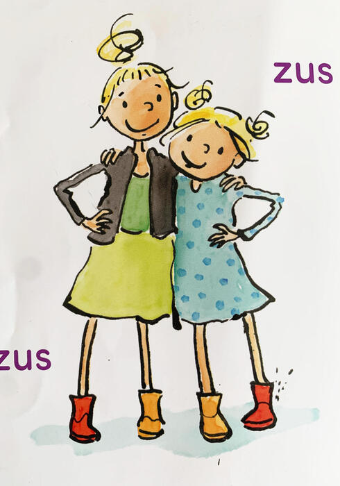 Ik lees met de zoete zusjes 01