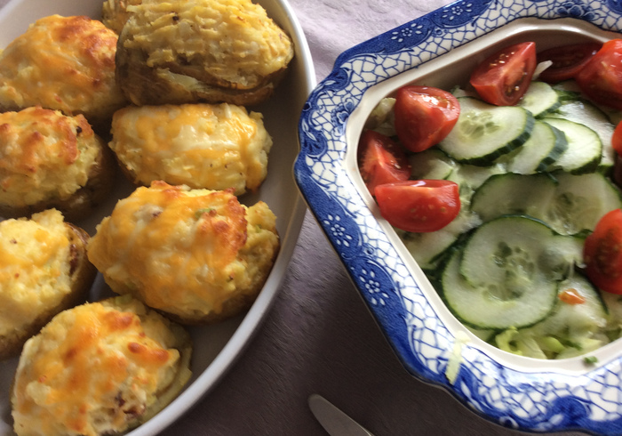 Double baked potato home