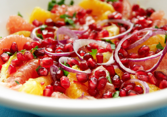 Caribbean citrus salad home