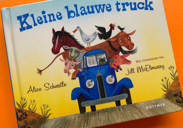 Kleine blauwe truck homepage