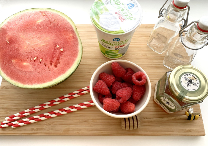 Watermeloen smoothie sidepic