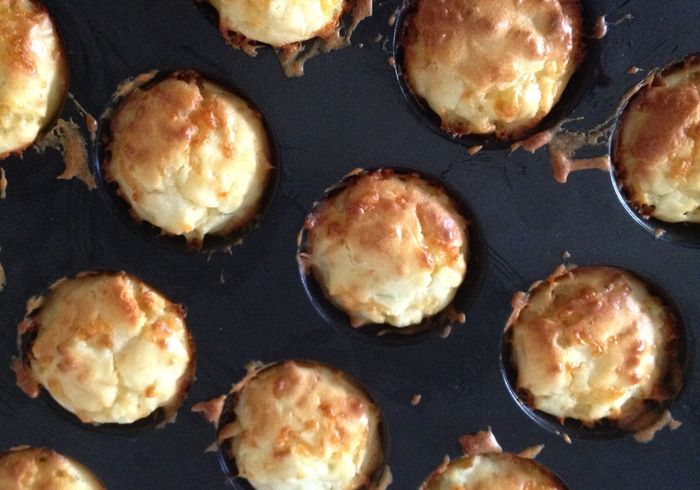 Mini cheese muffins 12