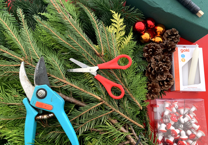 Kerststukje maken sidepic