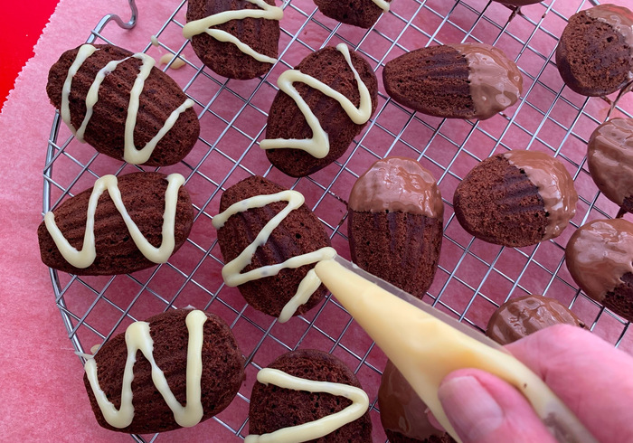 Chocolade madeleines 17