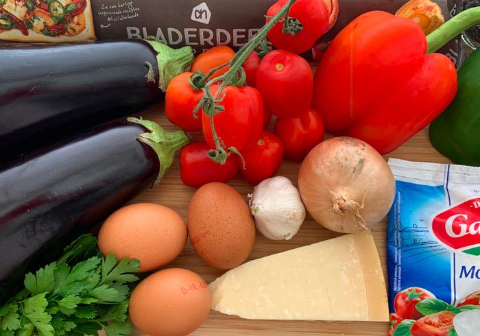 Aubergine quiche sidepic