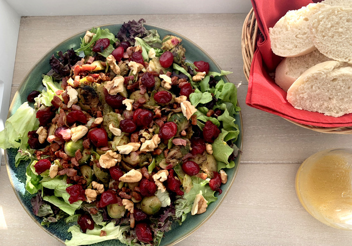 Bacon sprout salad sidepicll