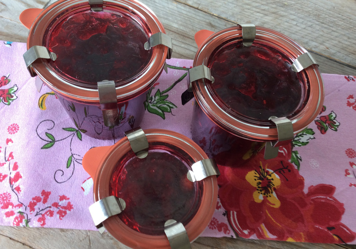 Cherry jam home