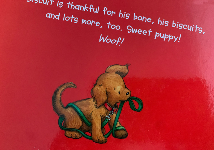 Biscuit is thankful sidepicll