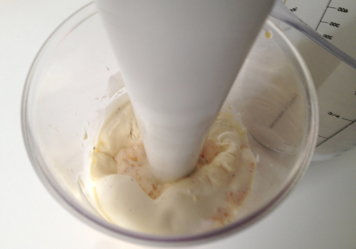 Mango peach milkshake 05