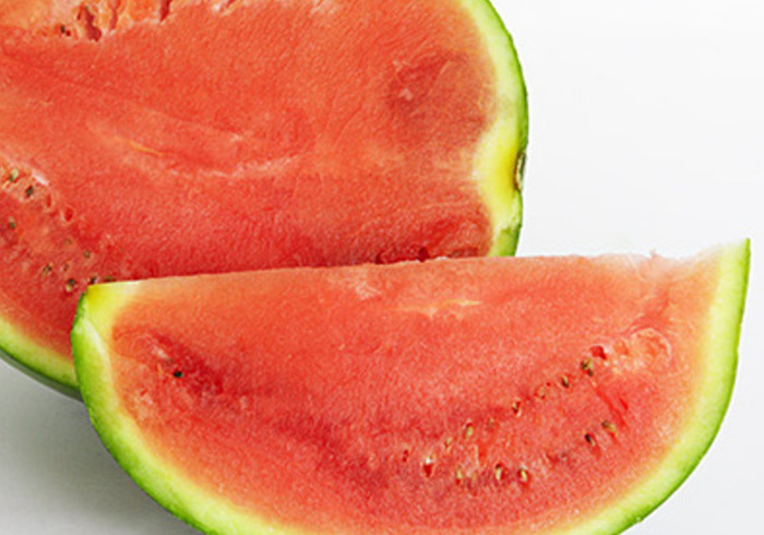 Watermelon sorbet side