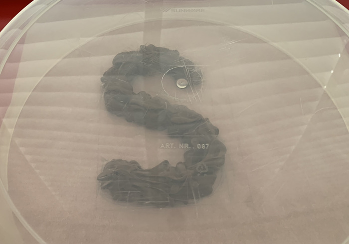 Homemade chocolade letter 15