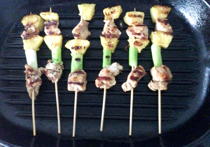 Chicken skewers 13