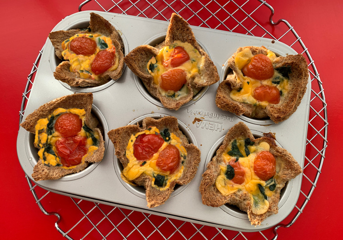 Kaas spinazie mini quiche 16