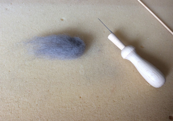 Needle felt bunny 13