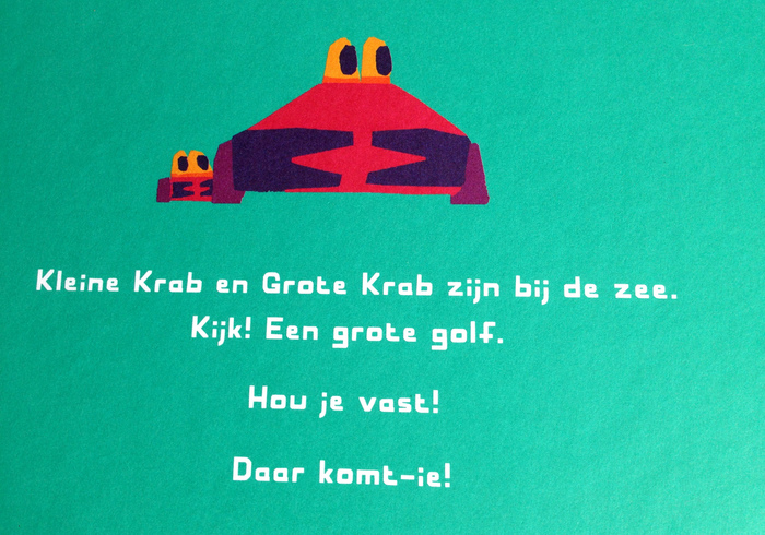 Komt goed kleine krab sidepic