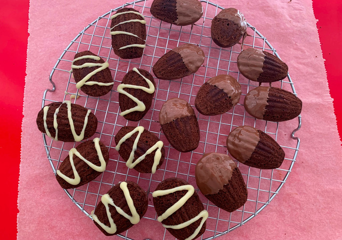 Chocolade madeleines 18