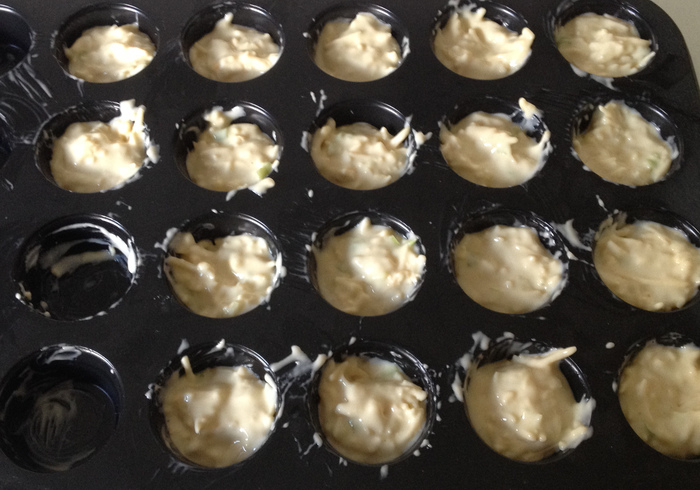 Mini cheese muffins 10