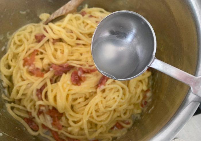 Spagetti carbonara 12