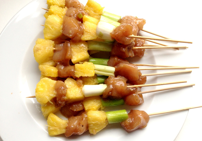 Chicken skewers 11