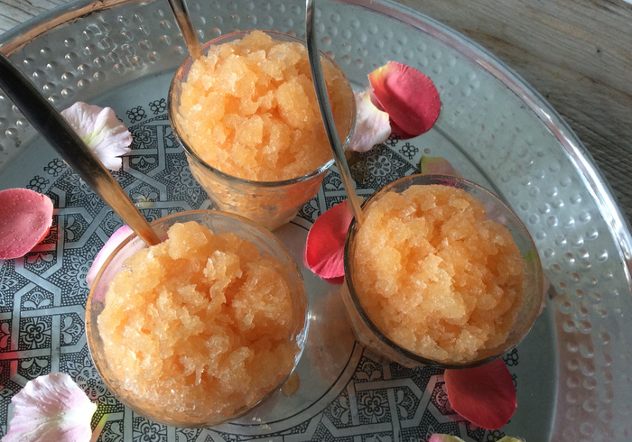 Orange blossom granita home