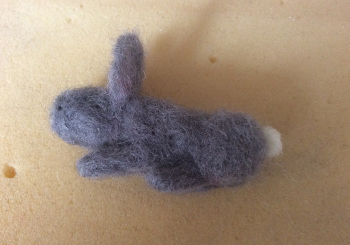 Needle felt bunny 21