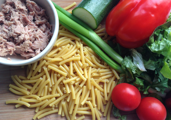 Pasta salade sidepic