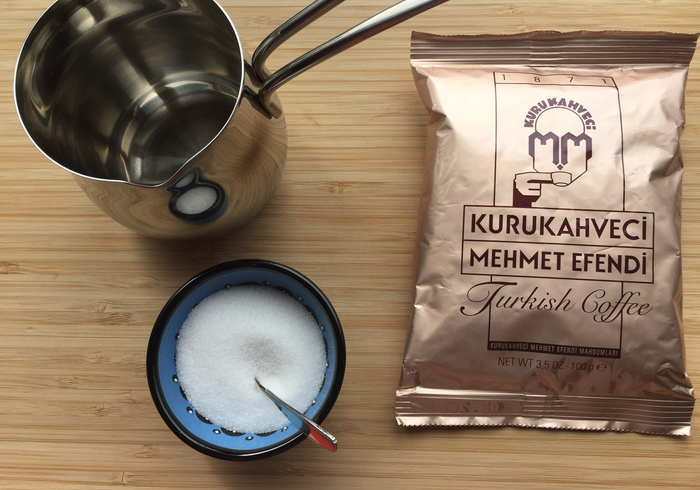 Turkse koffie sidepicll