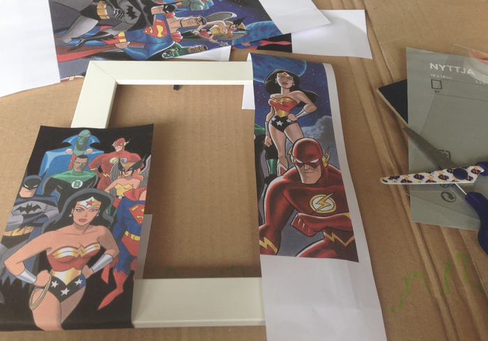 Super woman picture frame 01