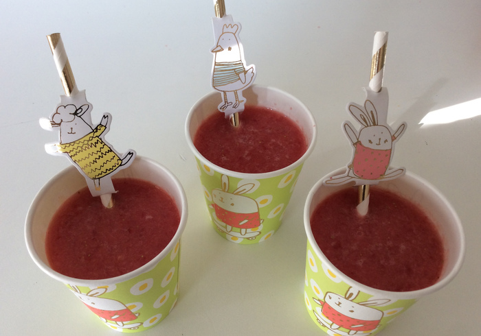 Aardbei watermeloen slushie side ll