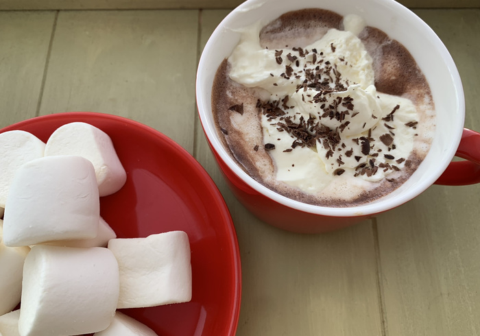Gingerbread hot chocolate home