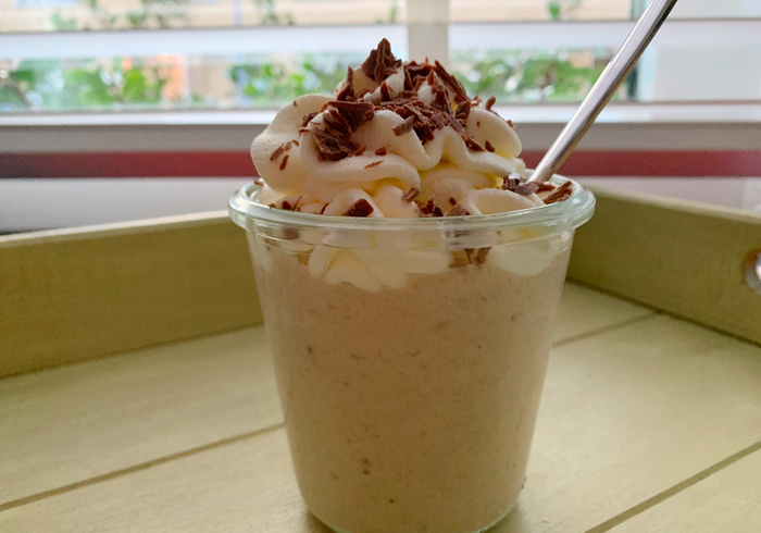 Bananen mousse sidepicll