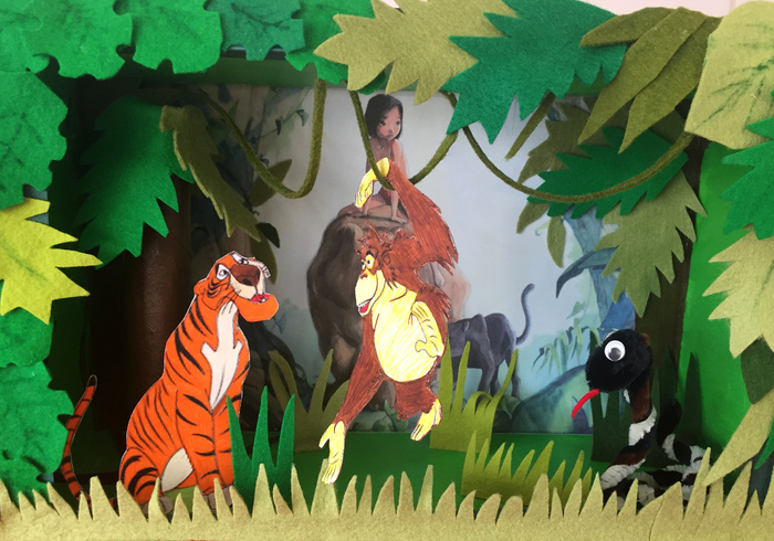 Jungle book diorama home