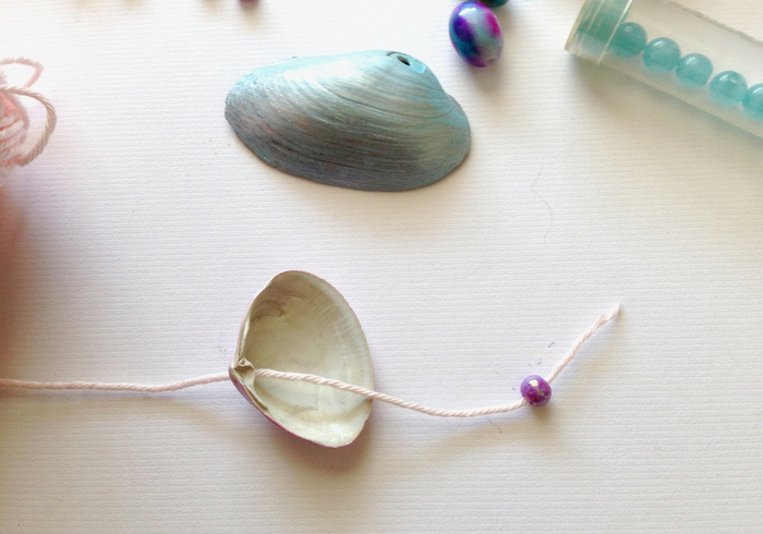 Sea shell key chain 06