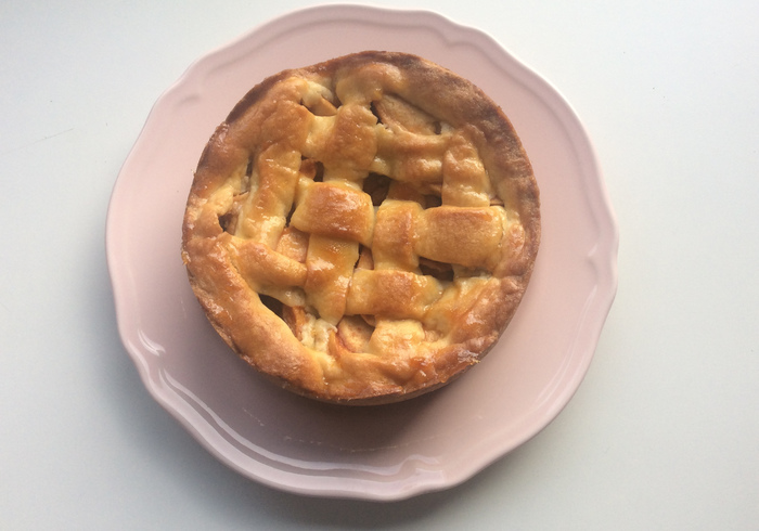 Dutch apple pie home