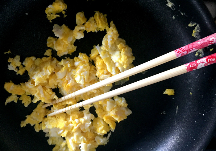 Noodles with egg tomato sauce 11