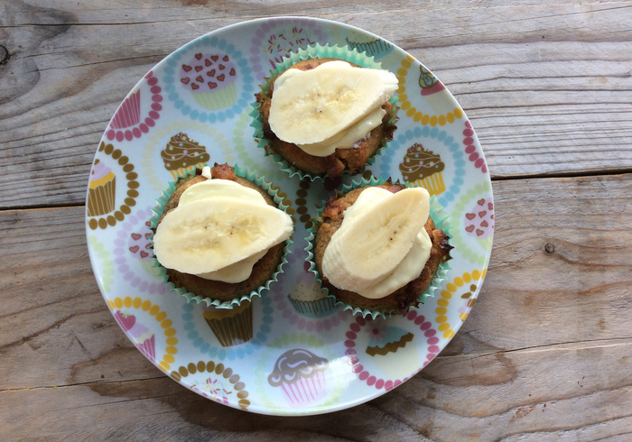 Banana muffins home