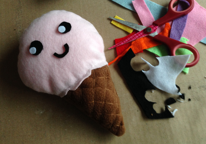 Ice cream plushie 14