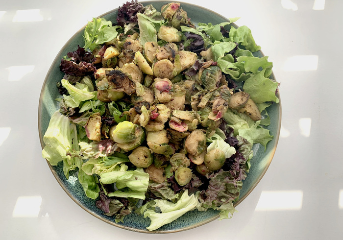 Bacon sprout salad 18