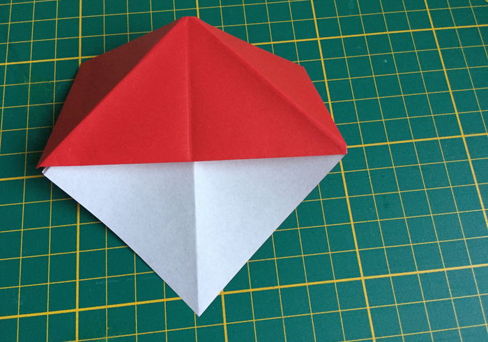 Origami paddenstoel 08