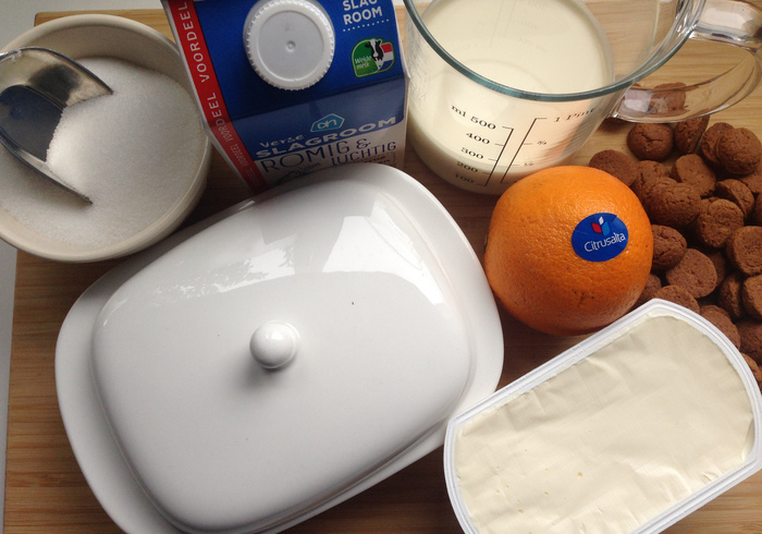 Sinterklaas cheescake sidepic