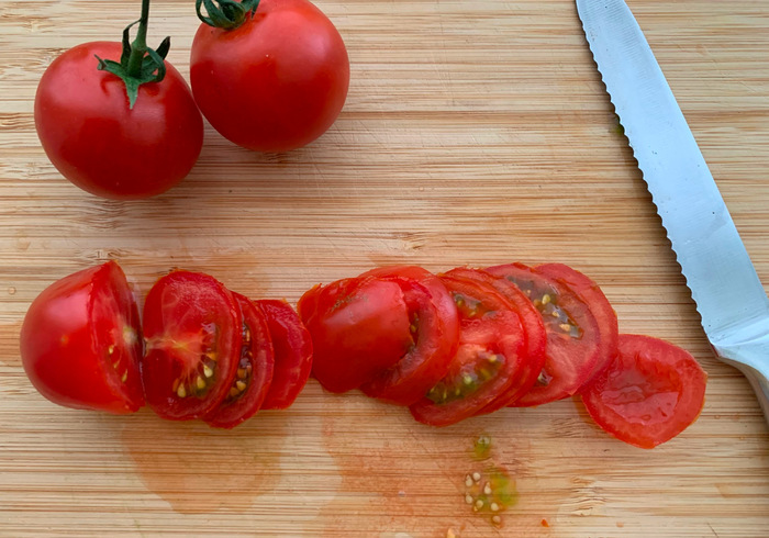 Broodje tomaat garnaal 12