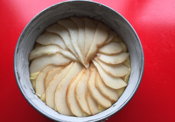 Italian pear cake 06